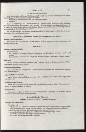 Verordnungsblatt für die Dienstbereiche der Bundesministerien für Unterricht und kulturelle Angelegenheiten bzw. Wissenschaft und Verkehr 19970801 Seite: 53