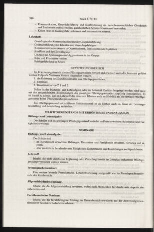 Verordnungsblatt für die Dienstbereiche der Bundesministerien für Unterricht und kulturelle Angelegenheiten bzw. Wissenschaft und Verkehr 19970801 Seite: 72