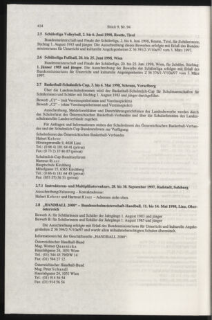 Verordnungsblatt für die Dienstbereiche der Bundesministerien für Unterricht und kulturelle Angelegenheiten bzw. Wissenschaft und Verkehr 19970901 Seite: 18