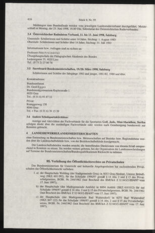 Verordnungsblatt für die Dienstbereiche der Bundesministerien für Unterricht und kulturelle Angelegenheiten bzw. Wissenschaft und Verkehr 19970901 Seite: 20