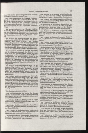 Verordnungsblatt für die Dienstbereiche der Bundesministerien für Unterricht und kulturelle Angelegenheiten bzw. Wissenschaft und Verkehr 19970901 Seite: 27