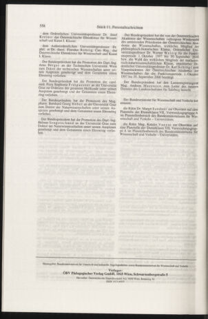 Verordnungsblatt für die Dienstbereiche der Bundesministerien für Unterricht und kulturelle Angelegenheiten bzw. Wissenschaft und Verkehr 19971101 Seite: 14