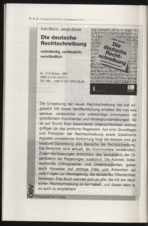 Verordnungsblatt für die Dienstbereiche der Bundesministerien für Unterricht und kulturelle Angelegenheiten bzw. Wissenschaft und Verkehr 19971101 Seite: 16