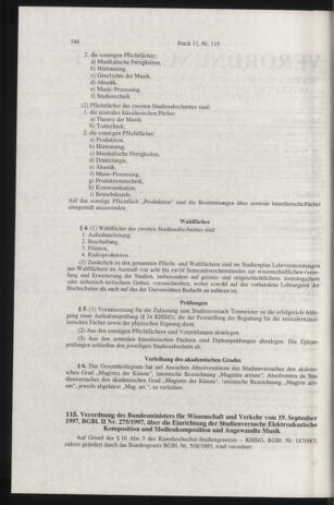 Verordnungsblatt für die Dienstbereiche der Bundesministerien für Unterricht und kulturelle Angelegenheiten bzw. Wissenschaft und Verkehr 19971101 Seite: 2