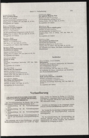 Verordnungsblatt für die Dienstbereiche der Bundesministerien für Unterricht und kulturelle Angelegenheiten bzw. Wissenschaft und Verkehr 19971101 Seite: 9