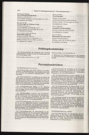 Verordnungsblatt für die Dienstbereiche der Bundesministerien für Unterricht und kulturelle Angelegenheiten bzw. Wissenschaft und Verkehr 19971201 Seite: 10