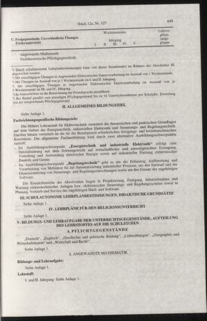 Verordnungsblatt für die Dienstbereiche der Bundesministerien für Unterricht und kulturelle Angelegenheiten bzw. Wissenschaft und Verkehr 19971215 Seite: 73