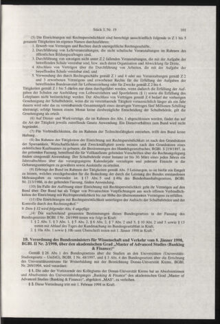 Verordnungsblatt für die Dienstbereiche der Bundesministerien für Unterricht und kulturelle Angelegenheiten bzw. Wissenschaft und Verkehr 19980301 Seite: 13