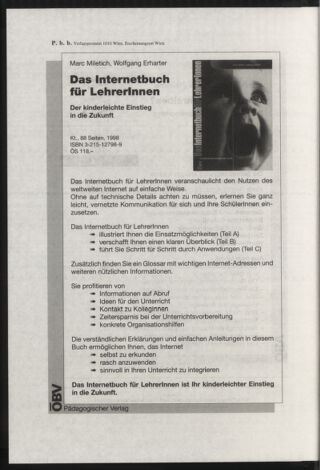 Verordnungsblatt für die Dienstbereiche der Bundesministerien für Unterricht und kulturelle Angelegenheiten bzw. Wissenschaft und Verkehr 19980401 Seite: 2