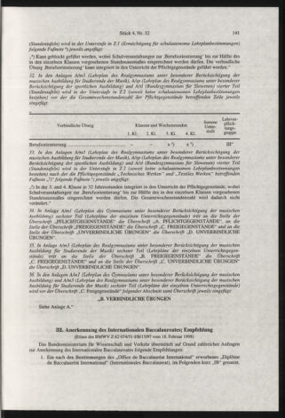 Verordnungsblatt für die Dienstbereiche der Bundesministerien für Unterricht und kulturelle Angelegenheiten bzw. Wissenschaft und Verkehr 19980401 Seite: 29