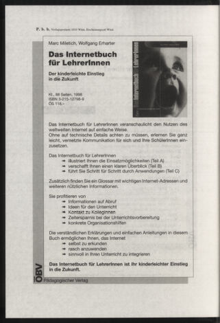 Verordnungsblatt für die Dienstbereiche der Bundesministerien für Unterricht und kulturelle Angelegenheiten bzw. Wissenschaft und Verkehr 19980401 Seite: 4