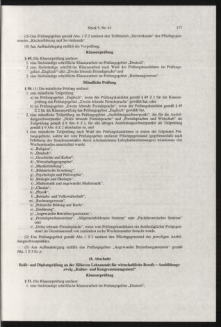 Verordnungsblatt für die Dienstbereiche der Bundesministerien für Unterricht und kulturelle Angelegenheiten bzw. Wissenschaft und Verkehr 19980501 Seite: 25