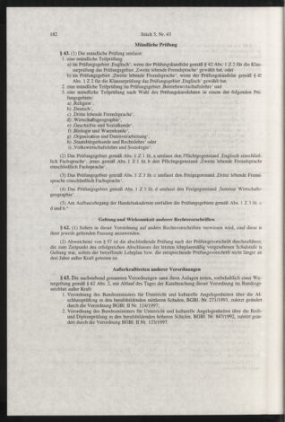 Verordnungsblatt für die Dienstbereiche der Bundesministerien für Unterricht und kulturelle Angelegenheiten bzw. Wissenschaft und Verkehr 19980501 Seite: 30