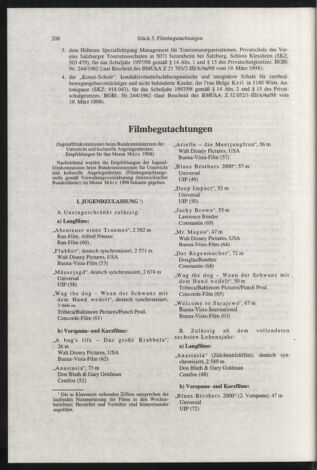 Verordnungsblatt für die Dienstbereiche der Bundesministerien für Unterricht und kulturelle Angelegenheiten bzw. Wissenschaft und Verkehr 19980501 Seite: 58