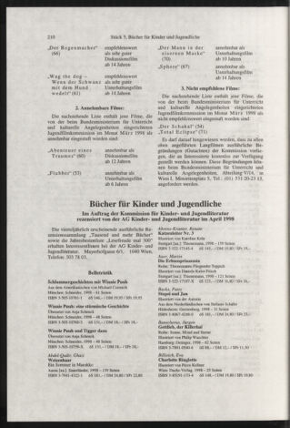 Verordnungsblatt für die Dienstbereiche der Bundesministerien für Unterricht und kulturelle Angelegenheiten bzw. Wissenschaft und Verkehr 19980501 Seite: 60