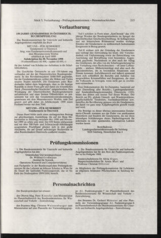 Verordnungsblatt für die Dienstbereiche der Bundesministerien für Unterricht und kulturelle Angelegenheiten bzw. Wissenschaft und Verkehr 19980501 Seite: 65