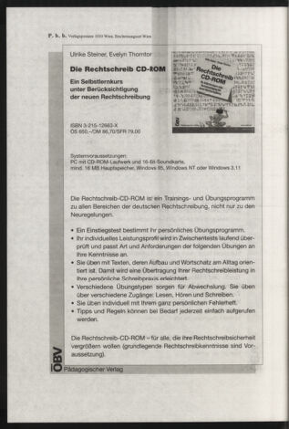 Verordnungsblatt für die Dienstbereiche der Bundesministerien für Unterricht und kulturelle Angelegenheiten bzw. Wissenschaft und Verkehr 19980501 Seite: 74