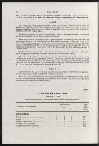 Verordnungsblatt für die Dienstbereiche der Bundesministerien für Unterricht und kulturelle Angelegenheiten bzw. Wissenschaft und Verkehr 19980601 Seite: 34