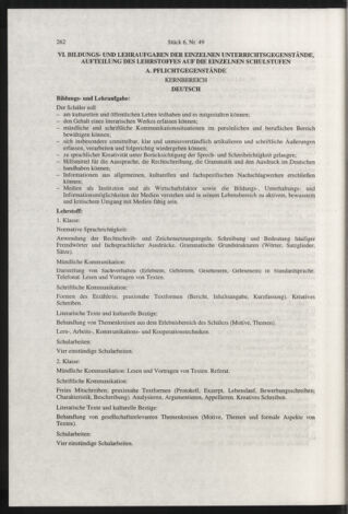 Verordnungsblatt für die Dienstbereiche der Bundesministerien für Unterricht und kulturelle Angelegenheiten bzw. Wissenschaft und Verkehr 19980601 Seite: 38