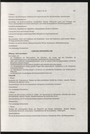 Verordnungsblatt für die Dienstbereiche der Bundesministerien für Unterricht und kulturelle Angelegenheiten bzw. Wissenschaft und Verkehr 19980601 Seite: 39