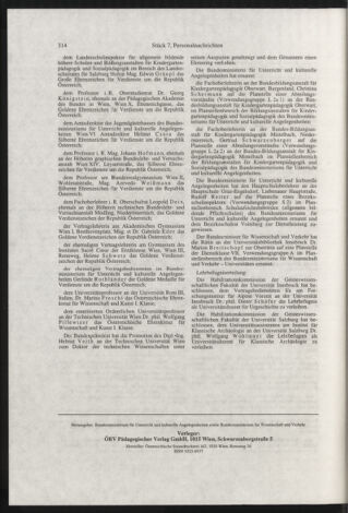 Verordnungsblatt für die Dienstbereiche der Bundesministerien für Unterricht und kulturelle Angelegenheiten bzw. Wissenschaft und Verkehr 19980701 Seite: 26