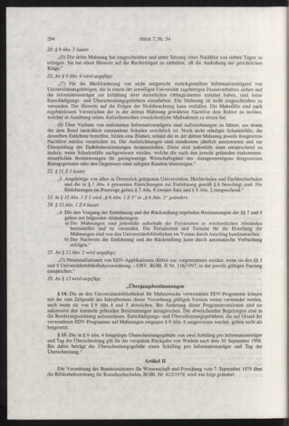 Verordnungsblatt für die Dienstbereiche der Bundesministerien für Unterricht und kulturelle Angelegenheiten bzw. Wissenschaft und Verkehr 19980701 Seite: 6