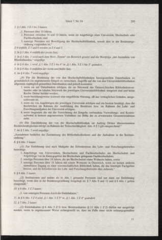 Verordnungsblatt für die Dienstbereiche der Bundesministerien für Unterricht und kulturelle Angelegenheiten bzw. Wissenschaft und Verkehr 19980701 Seite: 7