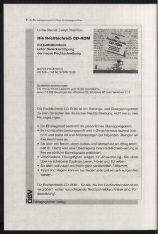 Verordnungsblatt für die Dienstbereiche der Bundesministerien für Unterricht und kulturelle Angelegenheiten bzw. Wissenschaft und Verkehr 19980801 Seite: 12