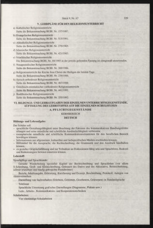 Verordnungsblatt für die Dienstbereiche der Bundesministerien für Unterricht und kulturelle Angelegenheiten bzw. Wissenschaft und Verkehr 19980901 Seite: 11