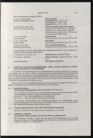 Verordnungsblatt für die Dienstbereiche der Bundesministerien für Unterricht und kulturelle Angelegenheiten bzw. Wissenschaft und Verkehr 19980901 Seite: 19