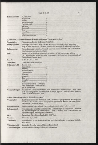 Verordnungsblatt für die Dienstbereiche der Bundesministerien für Unterricht und kulturelle Angelegenheiten bzw. Wissenschaft und Verkehr 19980901 Seite: 23