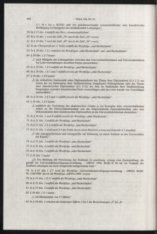 Verordnungsblatt für die Dienstbereiche der Bundesministerien für Unterricht und kulturelle Angelegenheiten bzw. Wissenschaft und Verkehr 19981001 Seite: 104