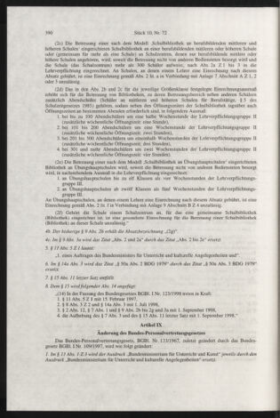 Verordnungsblatt für die Dienstbereiche der Bundesministerien für Unterricht und kulturelle Angelegenheiten bzw. Wissenschaft und Verkehr 19981001 Seite: 26