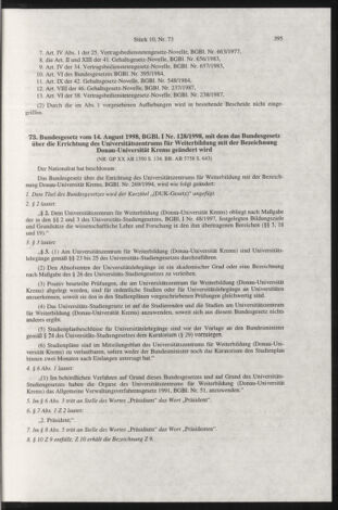 Verordnungsblatt für die Dienstbereiche der Bundesministerien für Unterricht und kulturelle Angelegenheiten bzw. Wissenschaft und Verkehr 19981001 Seite: 31