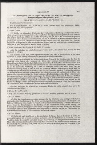 Verordnungsblatt für die Dienstbereiche der Bundesministerien für Unterricht und kulturelle Angelegenheiten bzw. Wissenschaft und Verkehr 19981001 Seite: 39