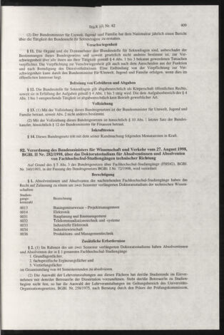 Verordnungsblatt für die Dienstbereiche der Bundesministerien für Unterricht und kulturelle Angelegenheiten bzw. Wissenschaft und Verkehr 19981001 Seite: 45