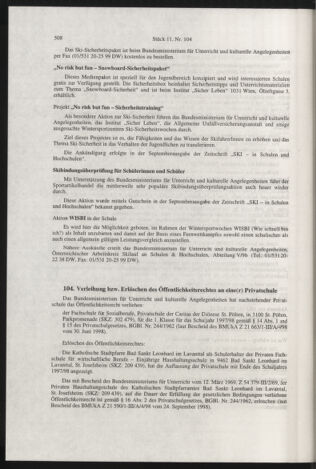 Verordnungsblatt für die Dienstbereiche der Bundesministerien für Unterricht und kulturelle Angelegenheiten bzw. Wissenschaft und Verkehr 19981101 Seite: 24