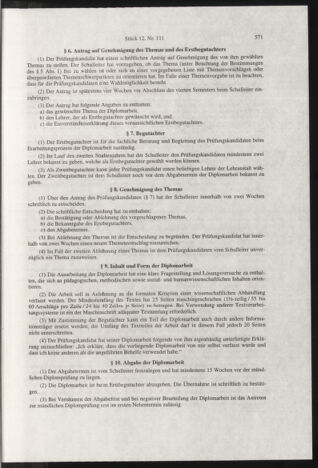 Verordnungsblatt für die Dienstbereiche der Bundesministerien für Unterricht und kulturelle Angelegenheiten bzw. Wissenschaft und Verkehr 19981201 Seite: 19