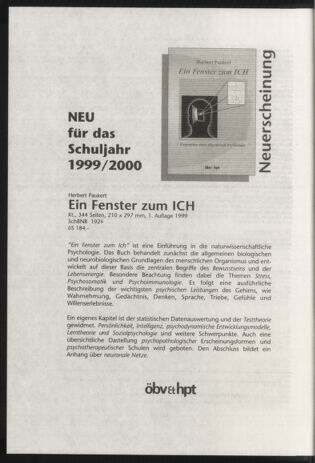 Verordnungsblatt für die Dienstbereiche der Bundesministerien für Unterricht und kulturelle Angelegenheiten bzw. Wissenschaft und Verkehr 19990101 Seite: 14