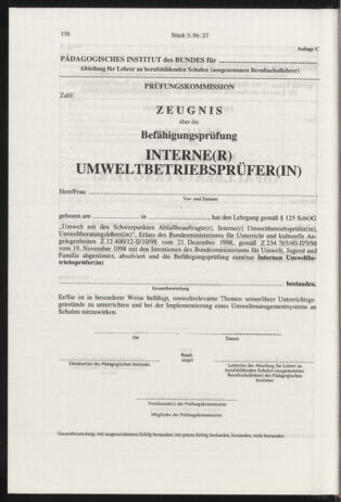 Verordnungsblatt für die Dienstbereiche der Bundesministerien für Unterricht und kulturelle Angelegenheiten bzw. Wissenschaft und Verkehr 19990301 Seite: 106