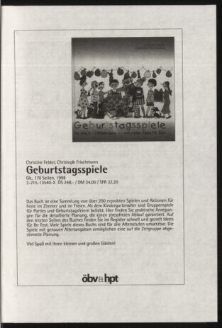 Verordnungsblatt für die Dienstbereiche der Bundesministerien für Unterricht und kulturelle Angelegenheiten bzw. Wissenschaft und Verkehr 19990301 Seite: 123