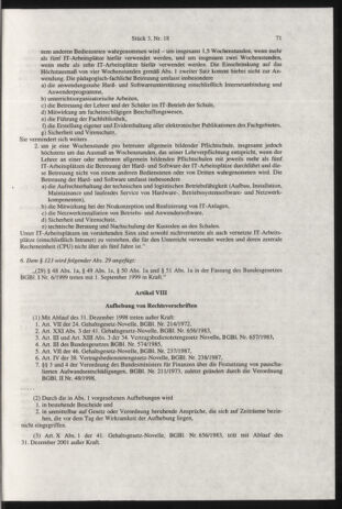 Verordnungsblatt für die Dienstbereiche der Bundesministerien für Unterricht und kulturelle Angelegenheiten bzw. Wissenschaft und Verkehr 19990301 Seite: 7