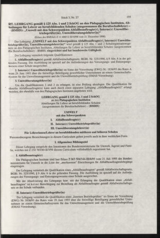 Verordnungsblatt für die Dienstbereiche der Bundesministerien für Unterricht und kulturelle Angelegenheiten bzw. Wissenschaft und Verkehr 19990301 Seite: 91