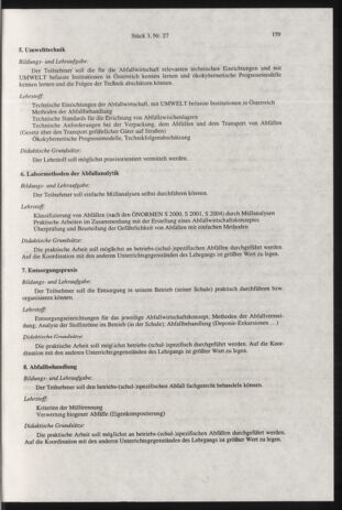 Verordnungsblatt für die Dienstbereiche der Bundesministerien für Unterricht und kulturelle Angelegenheiten bzw. Wissenschaft und Verkehr 19990301 Seite: 95