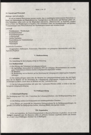 Verordnungsblatt für die Dienstbereiche der Bundesministerien für Unterricht und kulturelle Angelegenheiten bzw. Wissenschaft und Verkehr 19990301 Seite: 97