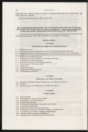 Verordnungsblatt für die Dienstbereiche der Bundesministerien für Unterricht und kulturelle Angelegenheiten bzw. Wissenschaft und Verkehr 19990401 Seite: 2