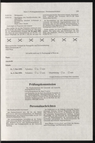 Verordnungsblatt für die Dienstbereiche der Bundesministerien für Unterricht und kulturelle Angelegenheiten bzw. Wissenschaft und Verkehr 19990501 Seite: 13