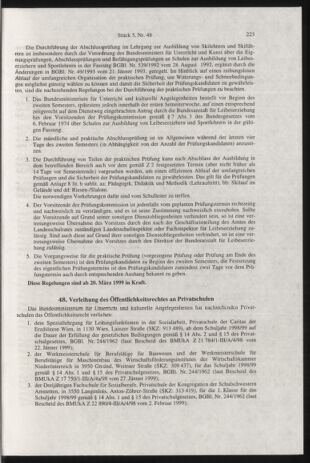 Verordnungsblatt für die Dienstbereiche der Bundesministerien für Unterricht und kulturelle Angelegenheiten bzw. Wissenschaft und Verkehr 19990501 Seite: 7