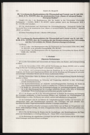 Verordnungsblatt für die Dienstbereiche der Bundesministerien für Unterricht und kulturelle Angelegenheiten bzw. Wissenschaft und Verkehr 19990901 Seite: 16