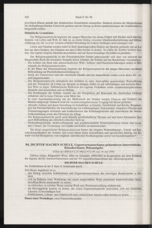 Verordnungsblatt für die Dienstbereiche der Bundesministerien für Unterricht und kulturelle Angelegenheiten bzw. Wissenschaft und Verkehr 19990901 Seite: 26